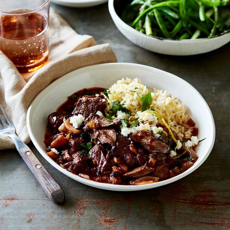 Beef Stifado With Greens And Risoni