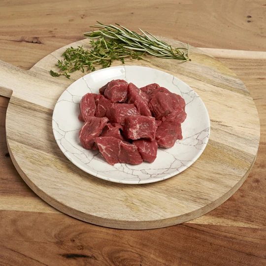 Blade Steak Diced Grass Fed Free Range
