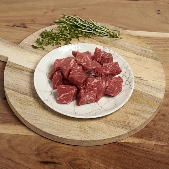 Chuck Steak Diced Grass Fed Free Range