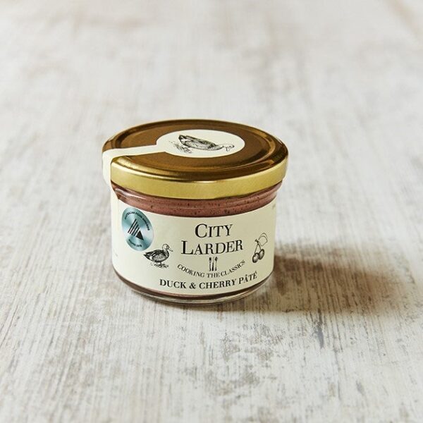 Duck Liver & Cherry Pate Free Range 150g City Larder