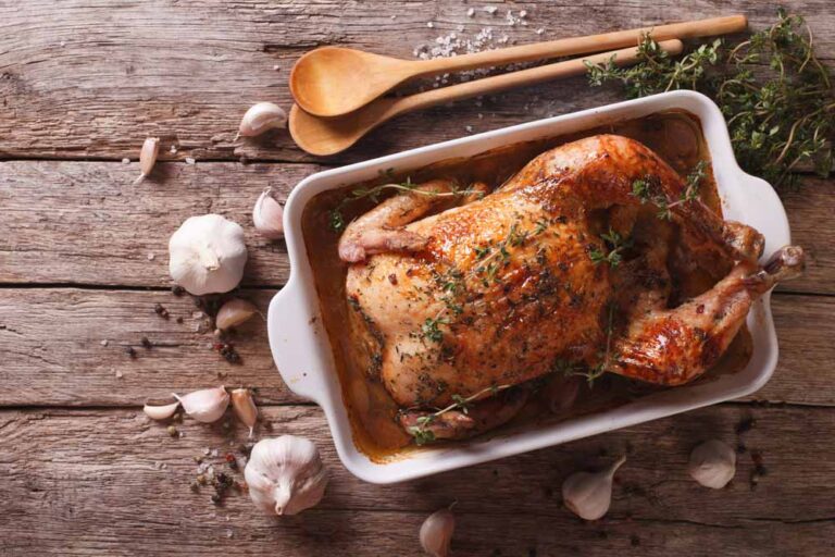 Garlic Butter Roast Chicken