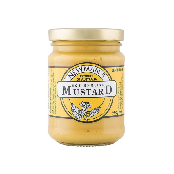 Hot English Mustard Newmans 250G