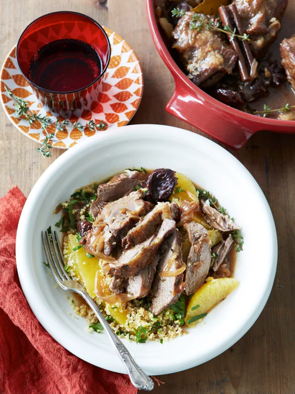 Lamb Rump Pot Roast With Orange And Herb Couscous
