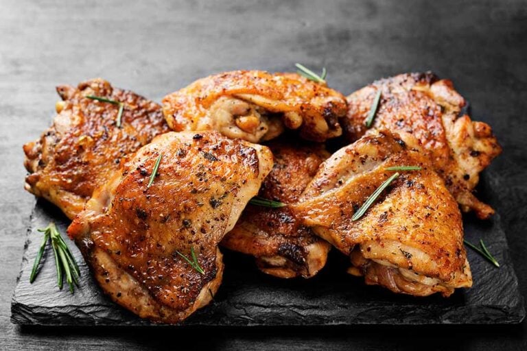 Lemon garlic chicken thighs