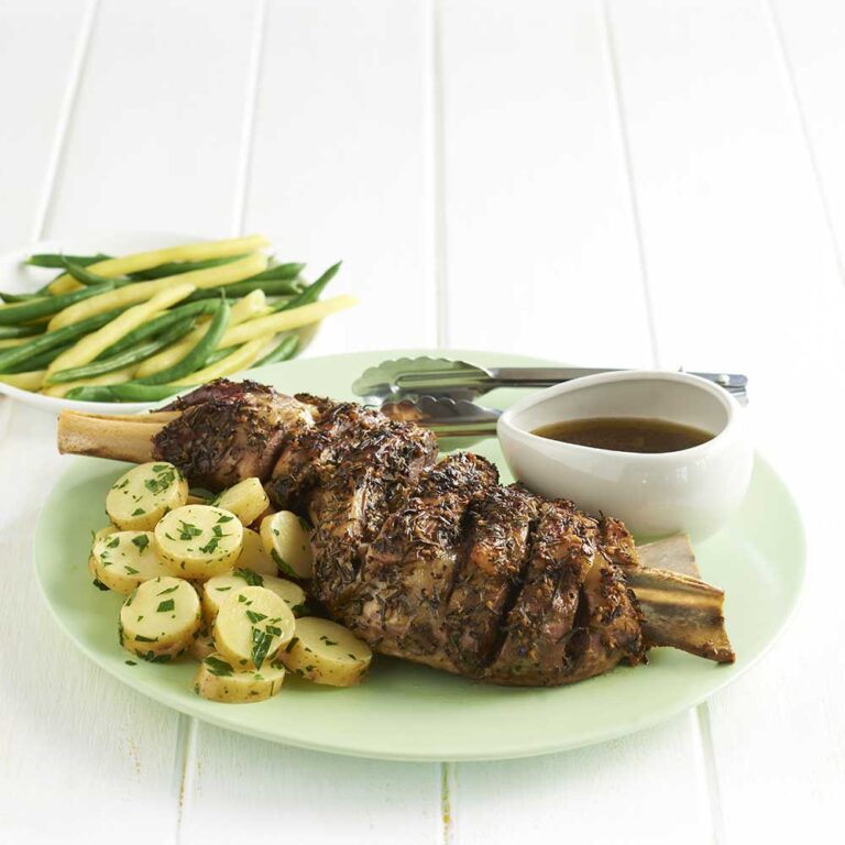 Rosemary and garlic lamb shoulder