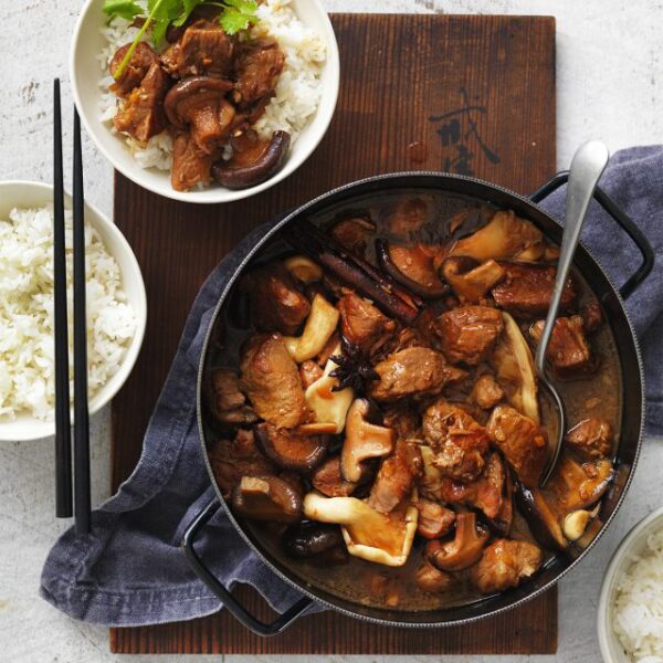 Slow-Cooker Chinese Pork & Mushrooms