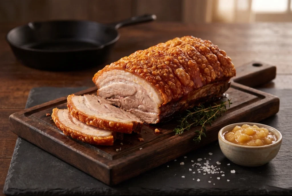 Slow-Roasted Crispy Pork Belly