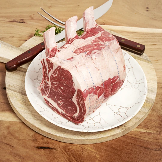 Standing Rib Roast Free Range Grass Fed