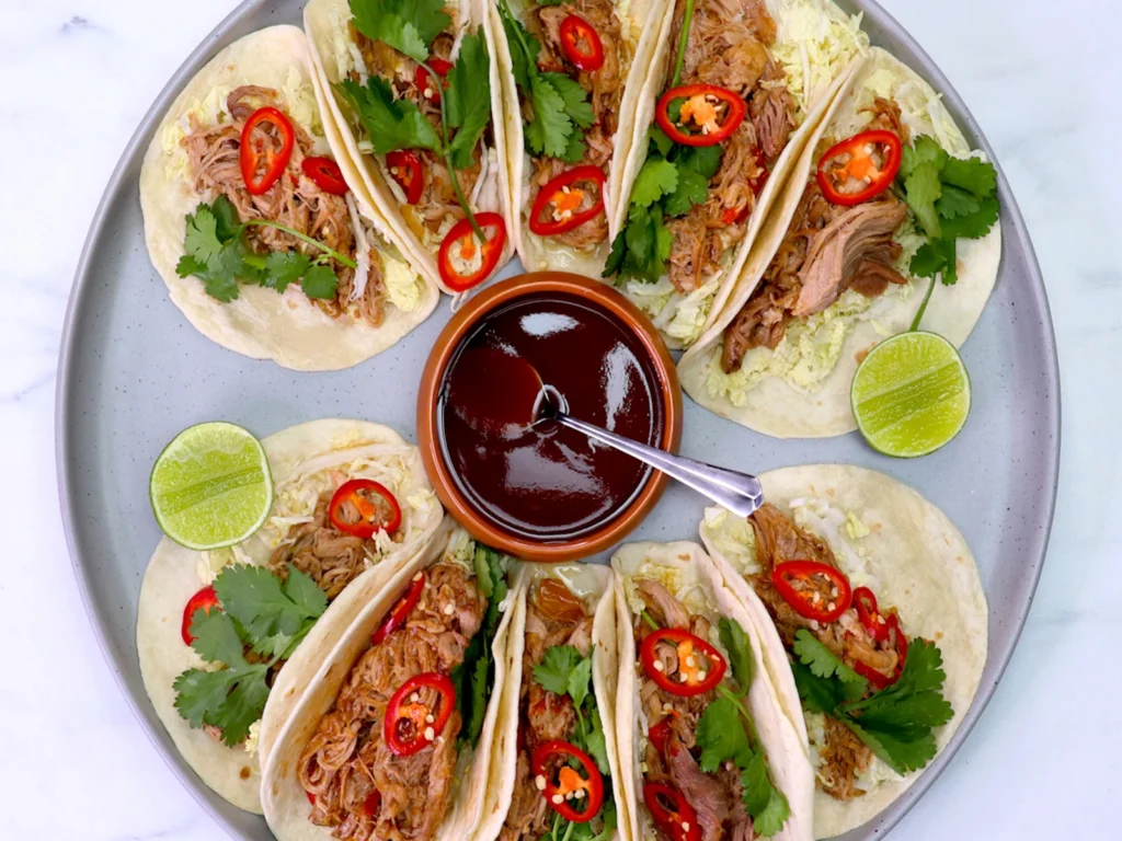 Sweet and Sour Pork Tacos