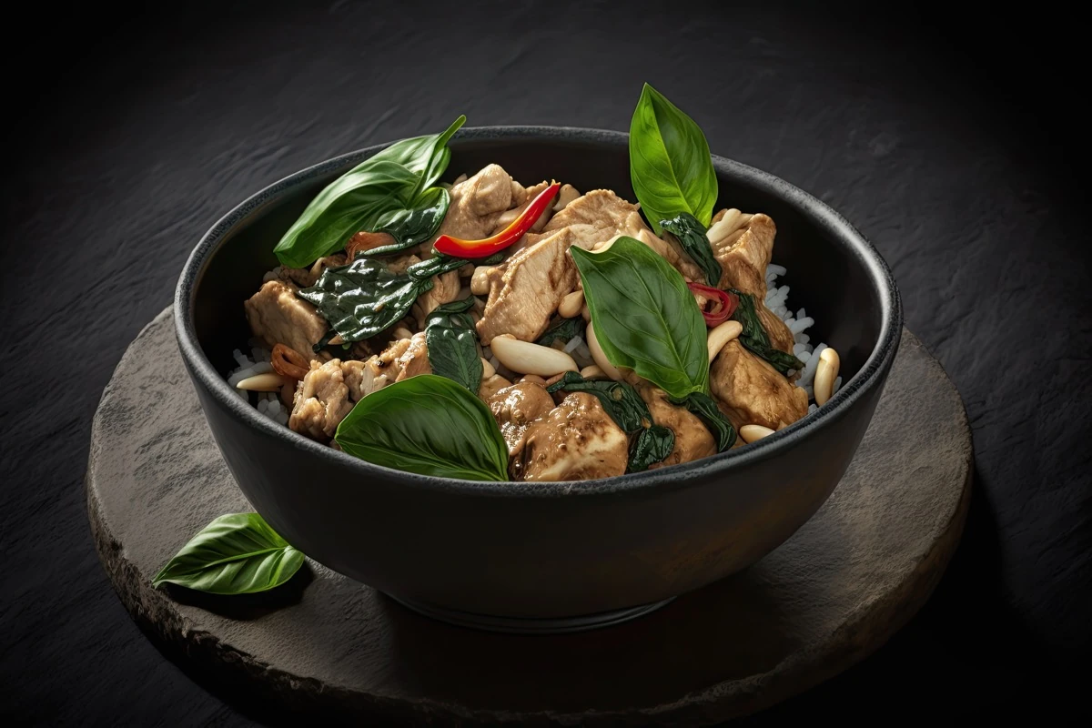thai basil chicken 57954991