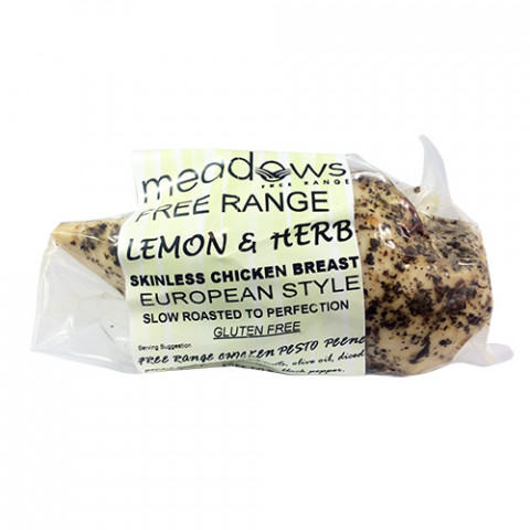 lemon & herb chicken meadows free range 220g