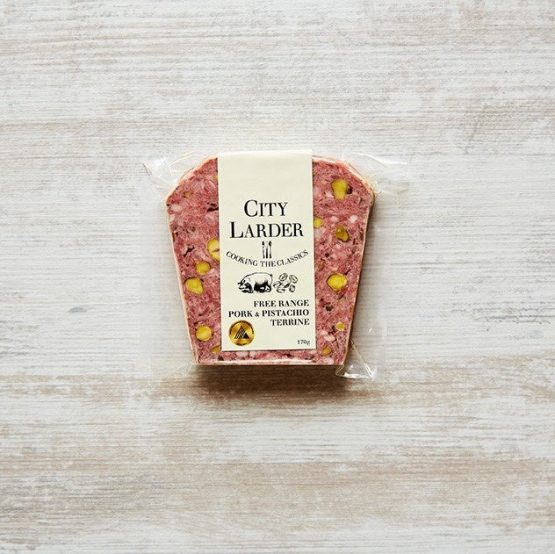 pork & pistachio terrine free range 150g city larder
