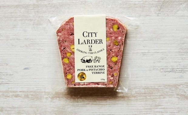 pork & pistachio terrine free range 150g city larder