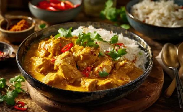 satay chicken curry with free range chicken thigh church street butcher