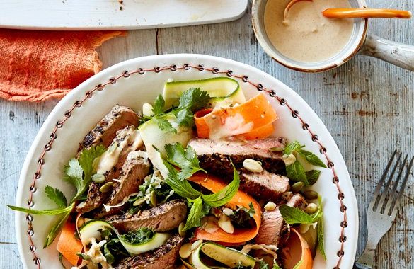 beef sirloin superfood salad