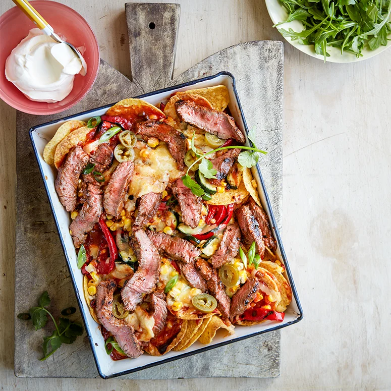 healthy beef nachos sq