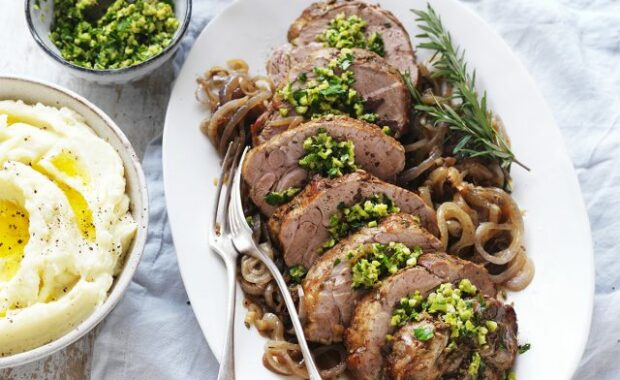 slow cooker pork scotch fillet with rosemary
