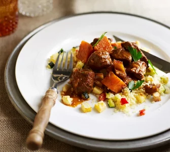 slow simmered spiced moroccan lamb tagine